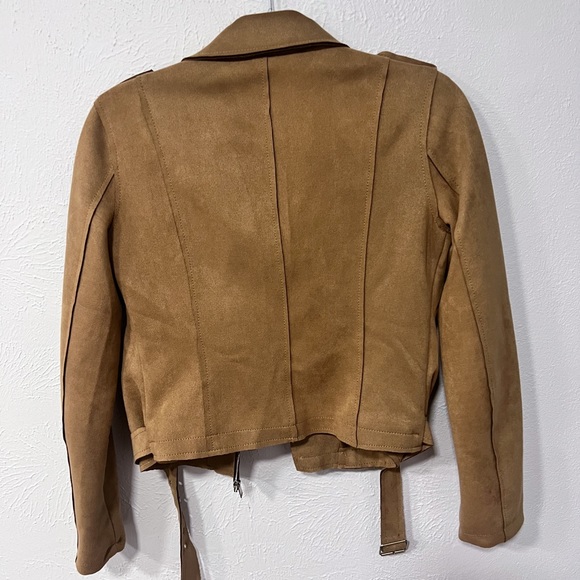 Suede Jacket - Tan - Picture 2 of 2